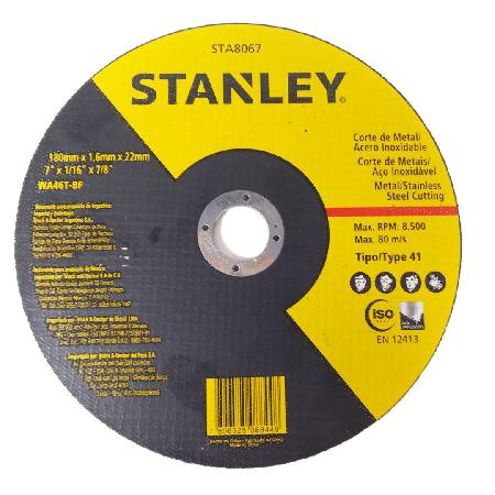 Foto do produto STANLEY DISCO CORTE 7 1.6MM FINO