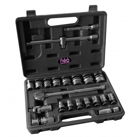 Foto do produto SOQUETES MALETA, ENCAIXE 1/2 JOGO 22 PEÇAS